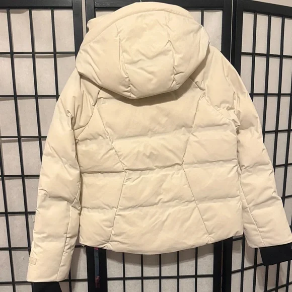 Halfdays Cream Puffer Jacket for Women - Picture 6 of 7